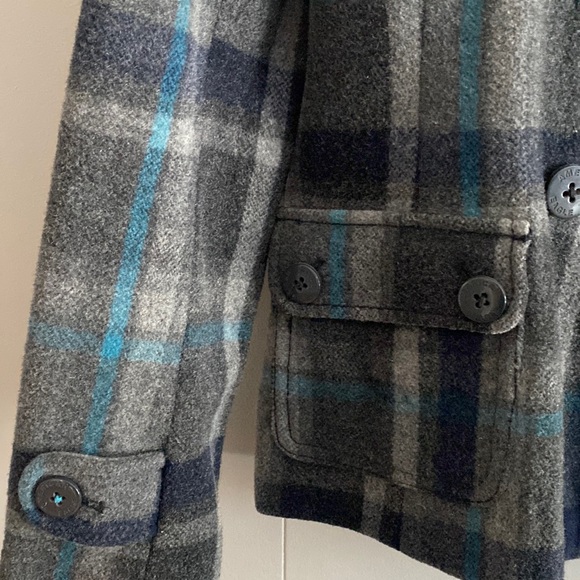 American Eagle size L wool blend pea coat - Picture 6 of 9